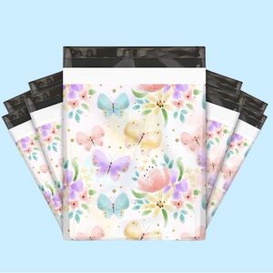 Butterfly Designer Poly Mailers Envelopes Premium Printed Bags 10x13 25 Pack